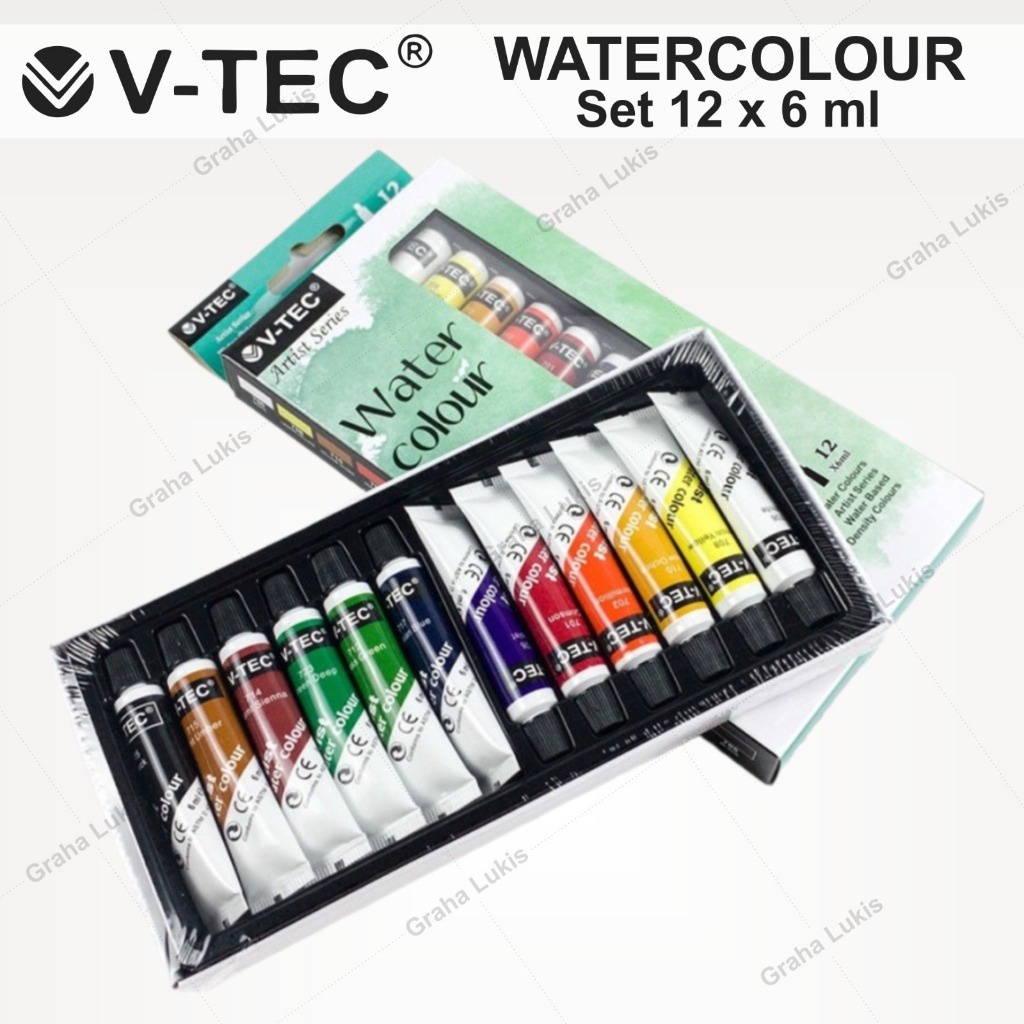 

IK! V-Tec Watercolour 12x6ml - Cat Air merk V-Tec