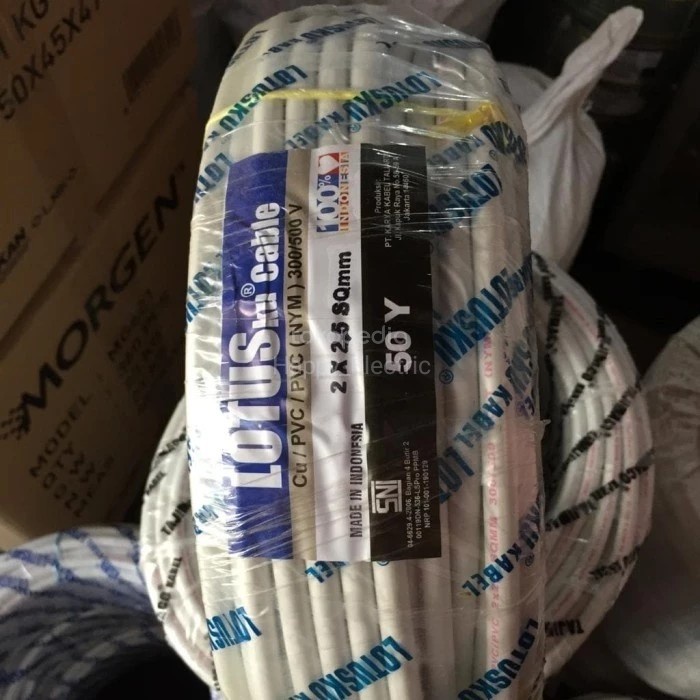 Kabel Tembaga Nym - Sni Lotus/ Tajimaco 2 X 2,5