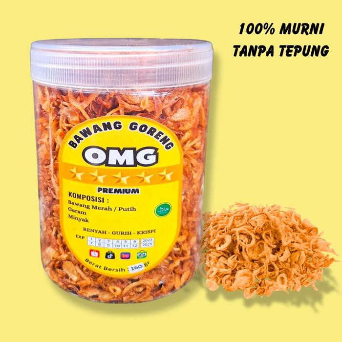 

(SUPER PREMIUM) Bawang Merah Goreng Asli Tanpa Campuran Tepung