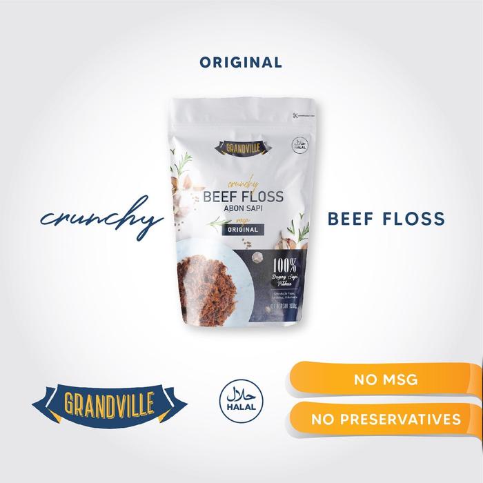 

Grandville Abon Sapi Ayam Crunchy Original Spicy Beef Chicken Floss Single Pack Original