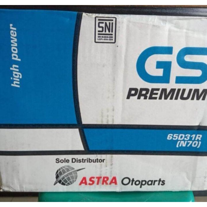 Aki Premium Gs Astra N70 Aki Basah Untuk L300