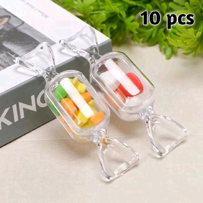 

New tempat perhiasan manik manik dan obat amplop angpau lebaran 10 pcis viral unik bentuk permen