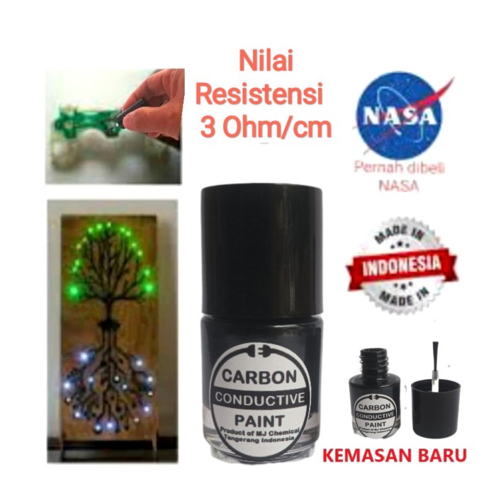 

New CARBON CONDUCTIVE GLUE / LEM KARBON PENGHANTAR ARUS LISTRIK 5 Gram