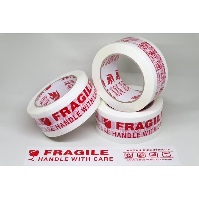 

New LAKBAN FRAGILE PUTIH JANGAN DI BANTING 48MM X 100 METER