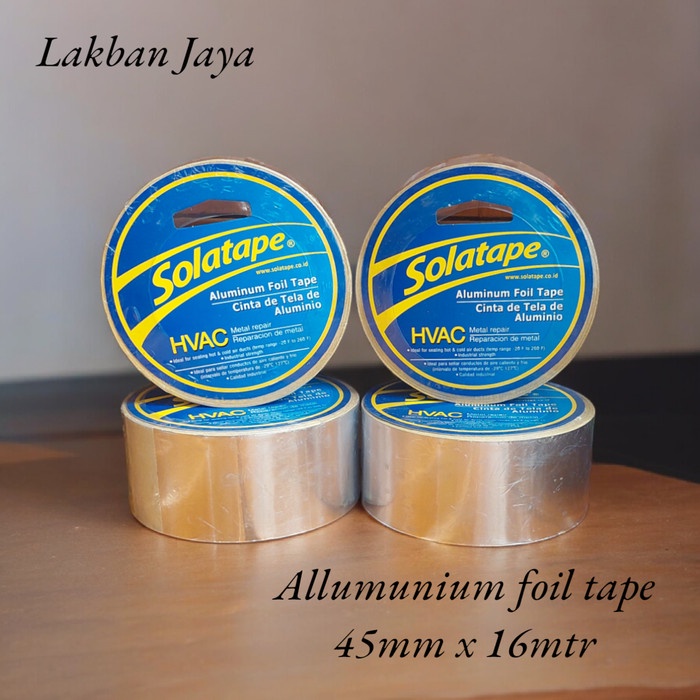

New LAKBAN ALUMUNIUM/FOIL TAPE 2"INCH -SOLATAPE-MURAH DAN BERKUALITAS