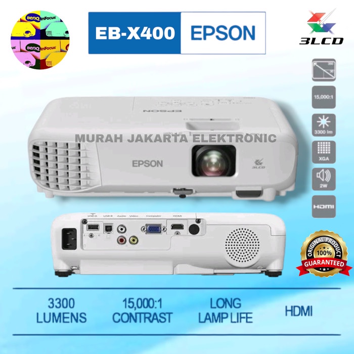 proyektor epson eb-x400 / EB-X400 / XGA / 3300 ansi lumen / Projector epson Eb - X400 / HDMI /
