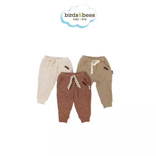 Birds and Bees Dude Di Dam Celana Panjang Bayi Katun Corduroy