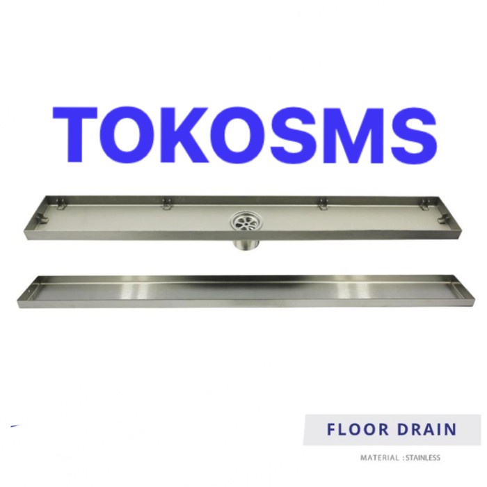 FLOOR DRAIN PANJANG 60 CM ANTI BAU SMART DRAIN ANTI KECOA MODEL TOTO