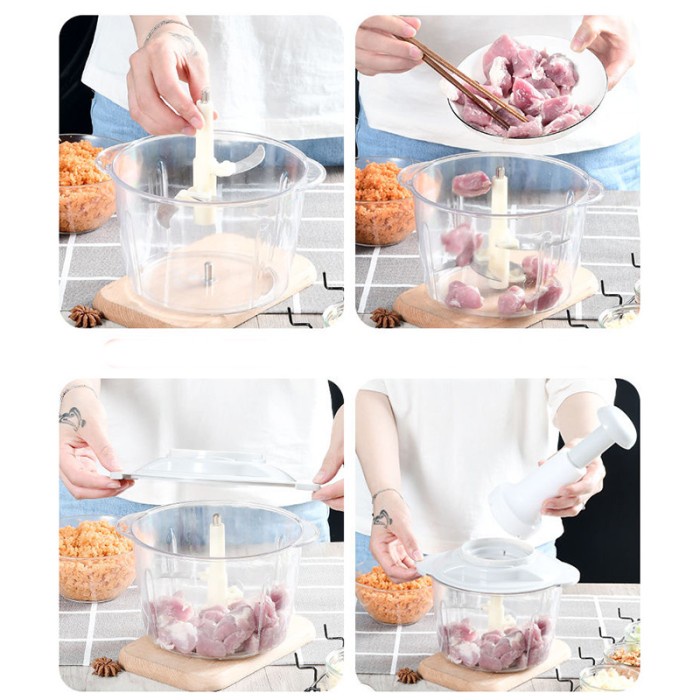 HOT PROMO CHOPPER MINI TEKAN MANUAL / BLENDER KAPSUL MANUAL LPO
