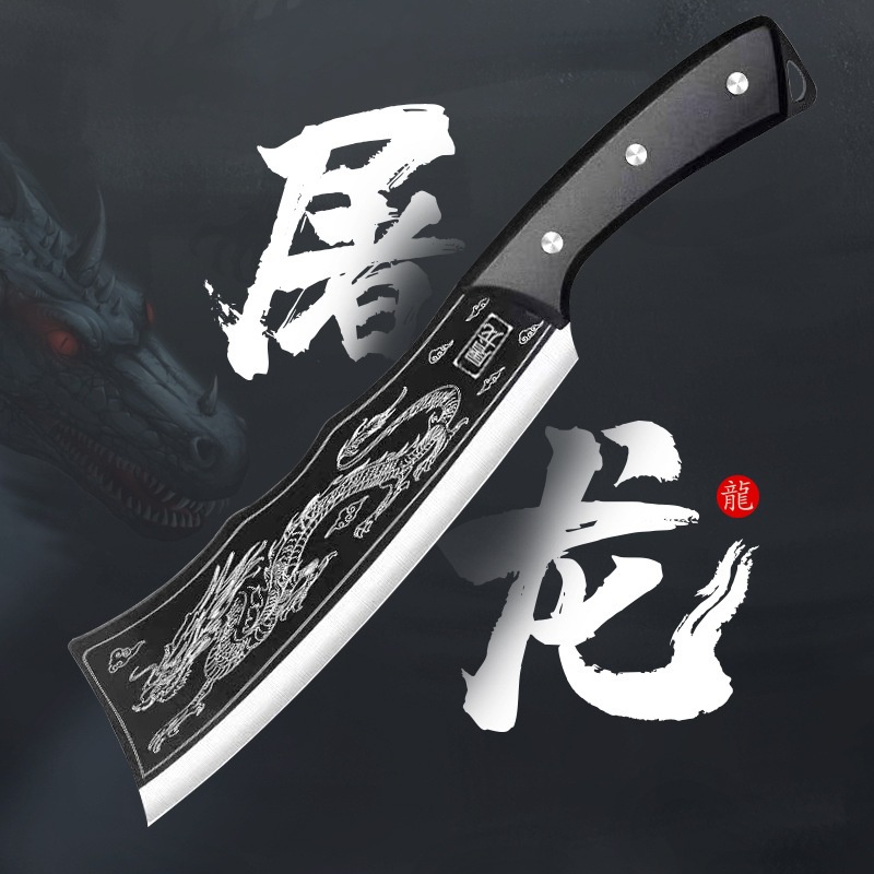 Pisau Daging Super Tajam Pencacah Tulang Daging Pisau Koki Alat Kualitas Tinggi Set Pisu Dpur Stainl