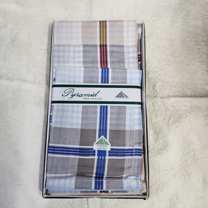 6 PC SAPUTANGAN PRIA MERK PYRAMID