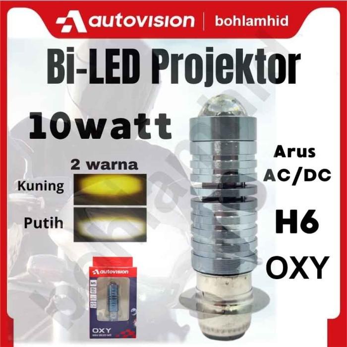 Lampu LED Honda Vario 110 Autovision OXY Motor AC DC Putih H6 M5