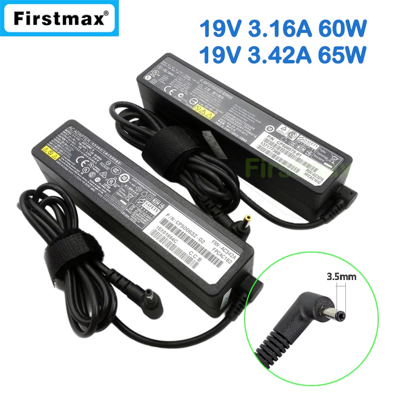19V 3.16A 3.42A Power Adapter 60W Charger For Fujitsu Stylistic Q702 Q704 Q736 Q738 Q739 Q775