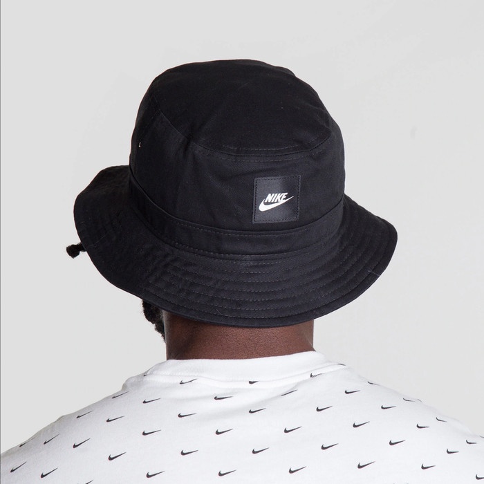 NIKE SPORTSWEAR BUCKET HAT BLACK HITAM CK5324-010 TOPI ORIGINAL 100%