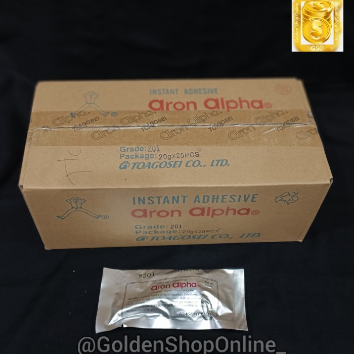 

ARON ALPHA ASLI LEM INSTAN 201 ISI 20GRAM