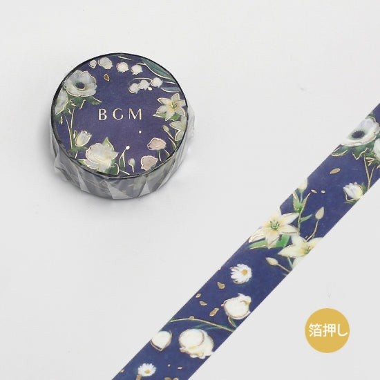 

WASHI TAPE BGM BLUE GARDEN
