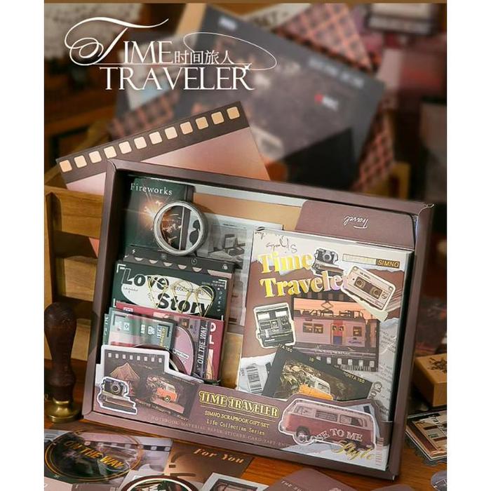 

JOURNAL GIFT SET SCRAPBOOK LENGKAP ISI 116 PCS INCLUDE BUKU + STICKER + MEMO + WASHI TAPE