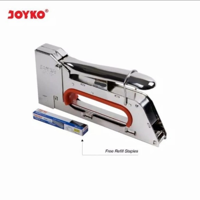 

GUN TACKER JOYKO GT-701 STAPLES TEMBAK-STAPLER BODY BESI STEPLES GT701