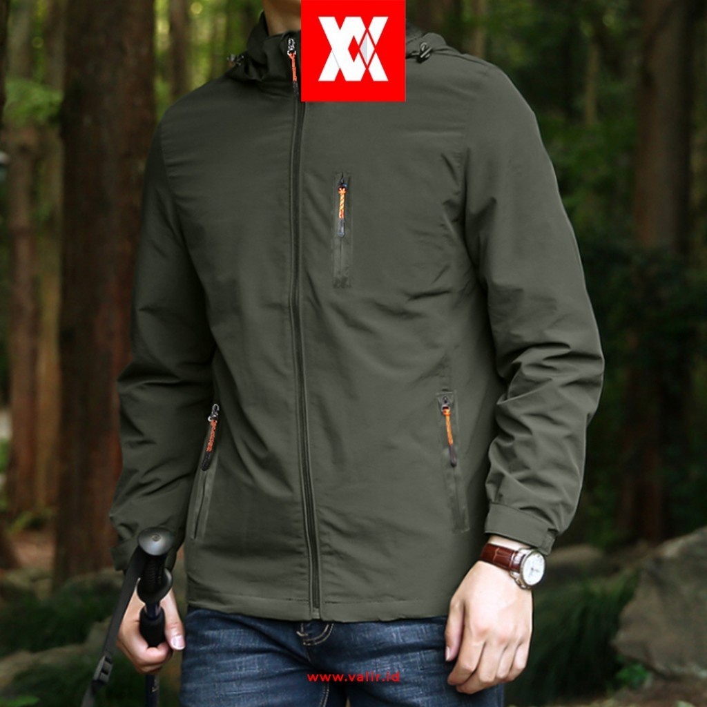 Valir FGT Jaket Bomber Pria Keren Kekinian Terbaru Jacket Pria Outdoor Jaket Anti Air Waterproof