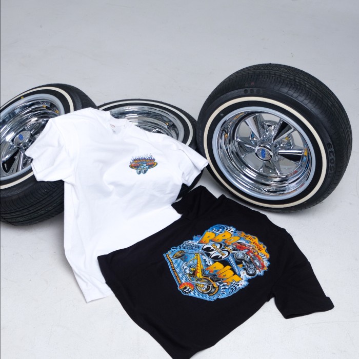 Styla-BBQ RIDE 11 2024 X MOONEYES T-SHIRT