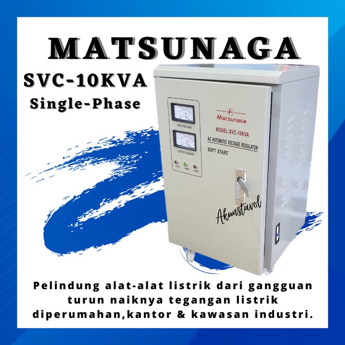 Ready Stavolt Matsunaga SVC-10KVA - Stabilizer Listrik Matsunaga 10000 watt