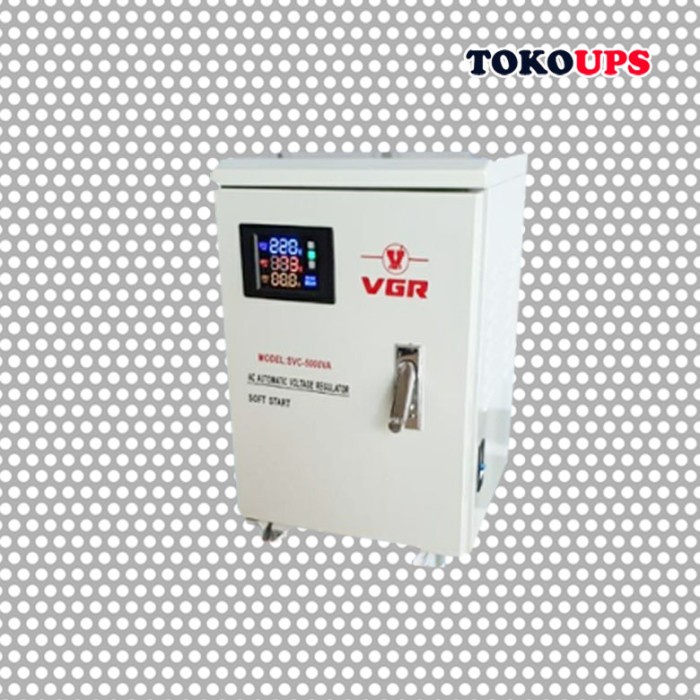 Ready Stabilizer VGR SVC 5000VA SVC5000N Digital Kumparan Tembaga