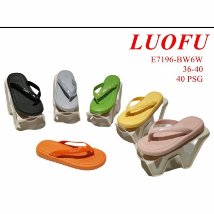 Luofu E7196-BW6W SENDAL JEPIT WANITA
