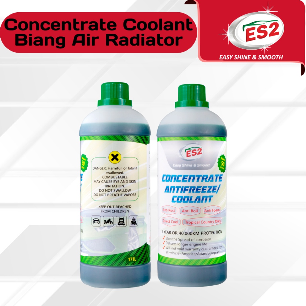 Auto Jewelery Es2 Konsentrat Biang Air Radiator Hijau / Cairan Pendingin Radiator / Concentrate