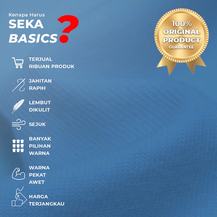 Styla-Seka Basic - Kaos Polos Brown (Almond Brown)