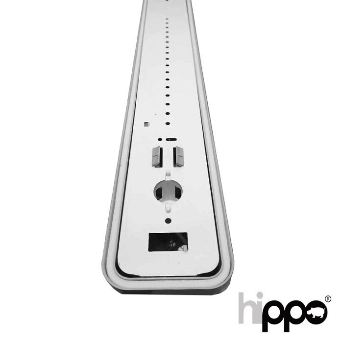 Gemilang Karya Kap Lampu Tl Waterproof 2X18W Rumah Lampu Neon Outdoor Hippo