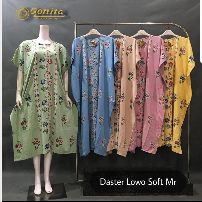 Daster Encim Lowo Kelelawar Big Jumbo Rayon Batik Qonita Pekalongan Ld 140-150 Pb 120 Tidak Luntur