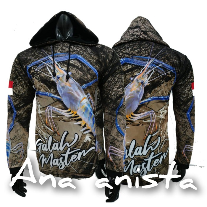 TERLARIS KAOS JERSEY JUMPER MANCING UDANG GALAH CAPIT BIRU