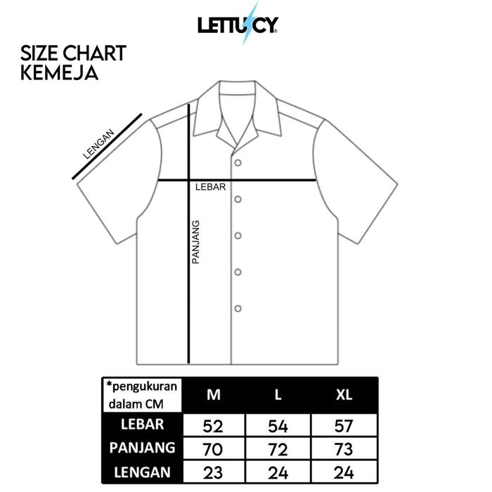 Navero-Lettucy Kemeja streetwear kemeja santai Kemeja Casual Kemeja Pria Wanita