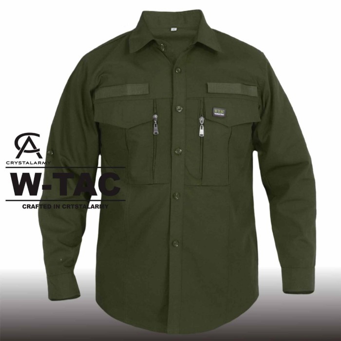 Navero-KEMEJA TACTICAL W TAC - LENGAN PANJANG - KEMEJA WTAC - TACTICAL - 511