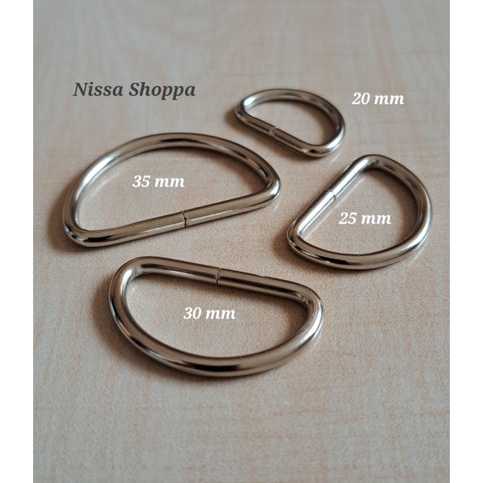 

New Ring D ring tali tas ready semua ukuran ring bag strap / bag rope