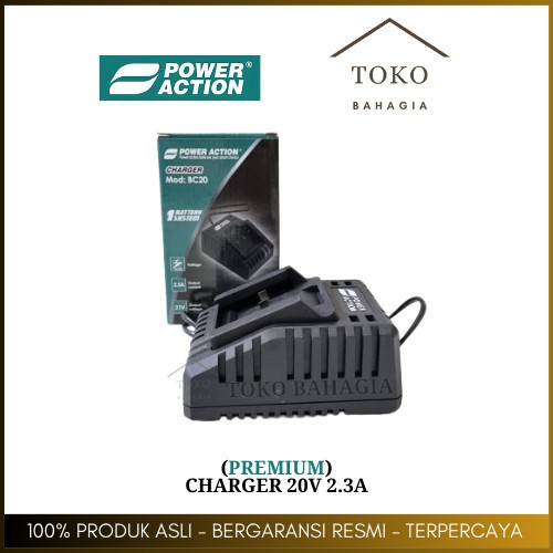 Fastclik Charger Casan Baterai Battery Bor 20V 2.3A Lxt Power Action Makita Cas