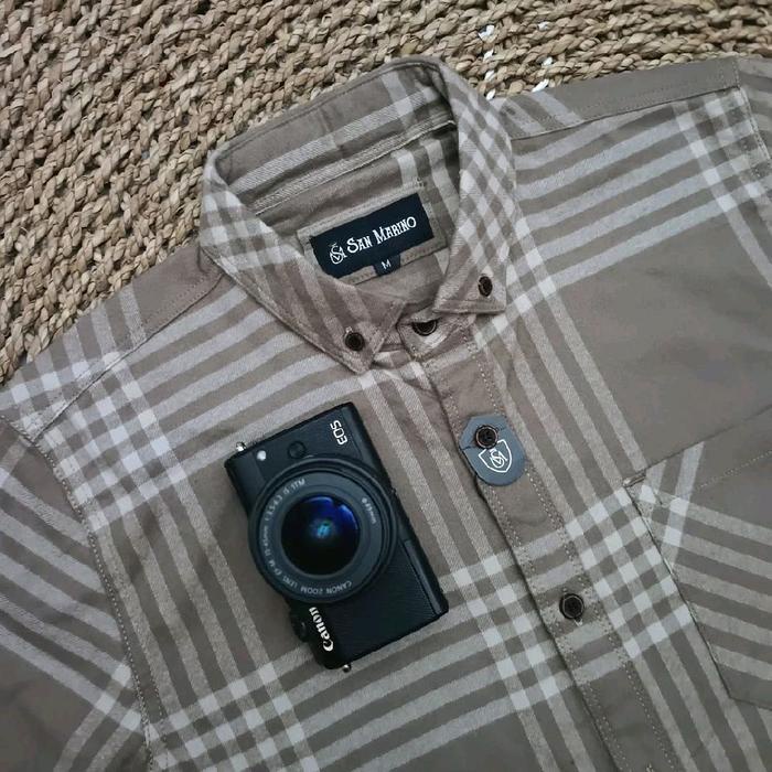 Zeno-Akawa KEMEJA FLANEL F2D BEST SELLER Lengan Panjang Premium wool import