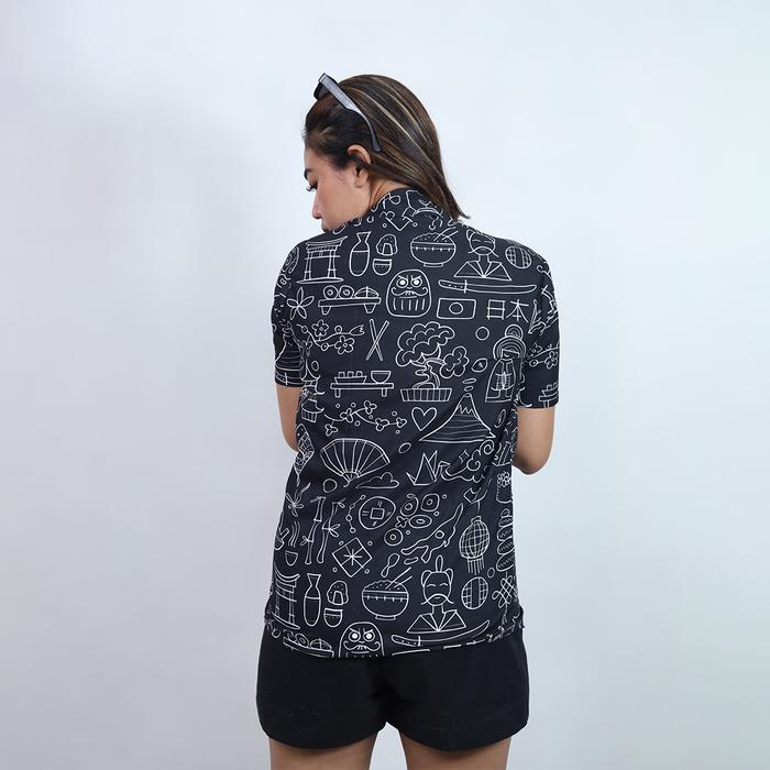 Zeno-BAJU KEMEJA KEKINIAN PRIA WANITA DOWEAR MOTIF ITEM JEPANG 222 Baju Cowok