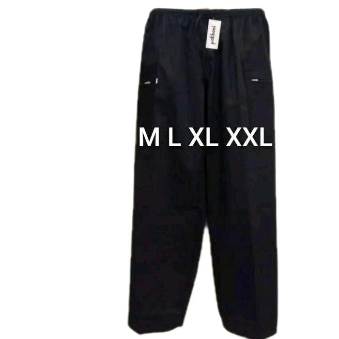 Luno- Celana sirwal dewasa komprang sholat silat celana cargo celana cingkrang Tebal Nyaman Pria