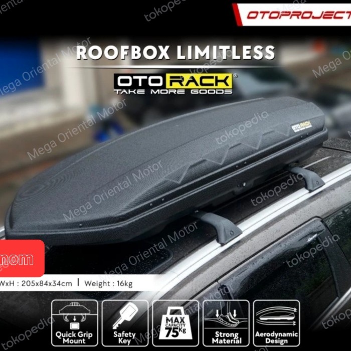 Terbaik Roof Box / Roofbox Limitless Carbonite Otorack