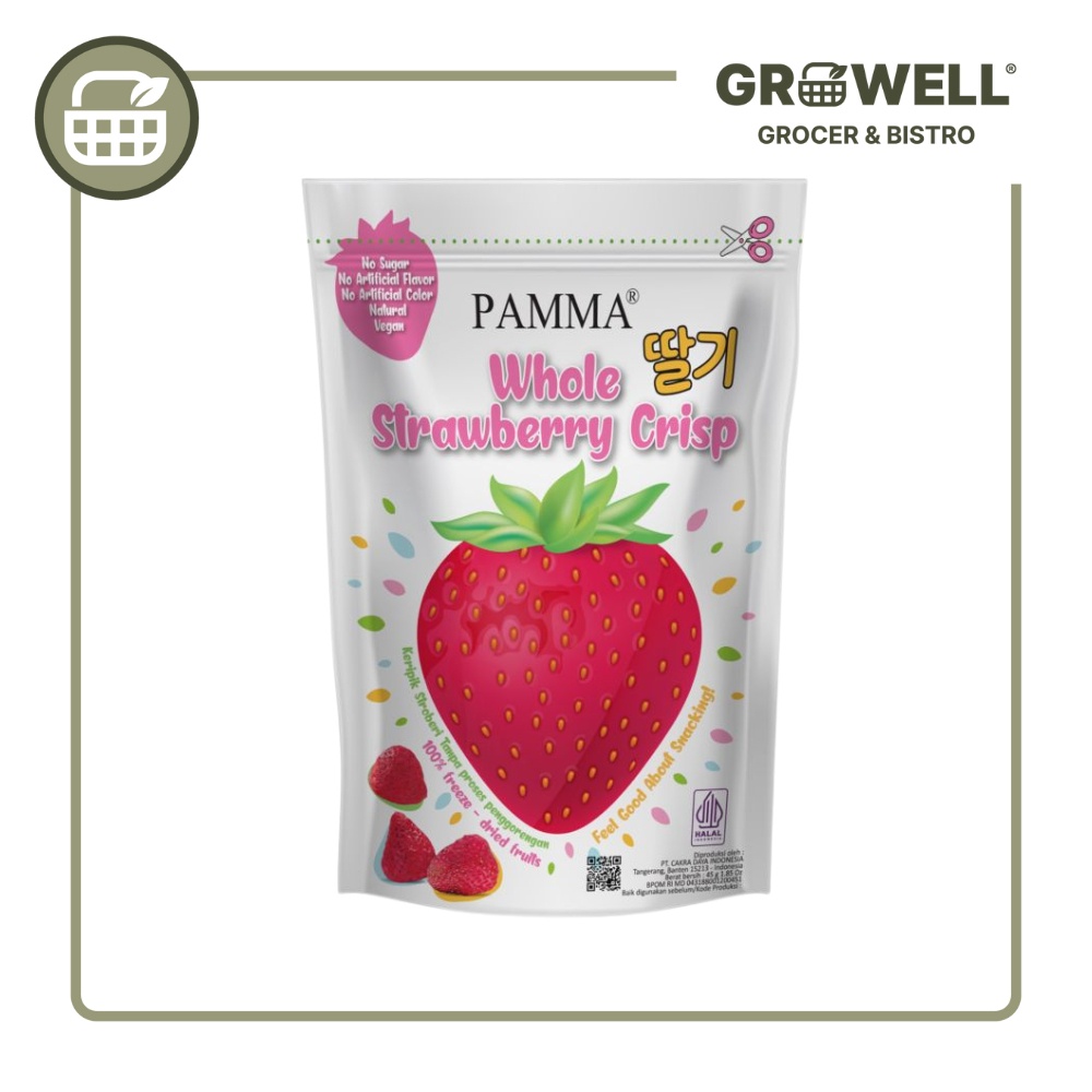 

PAMMA WHOLE STRAWBERRY CRISP 45GR