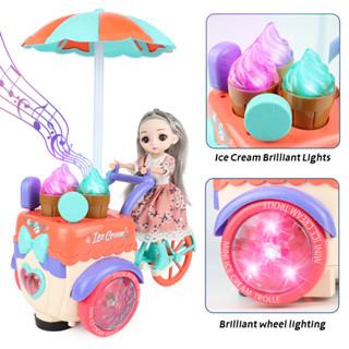 Sale Terbatas Mainan Mobil Es Krim Listrik Kereta Dorong Boneka Dengan Musik Dan Lampu Mainan Anak