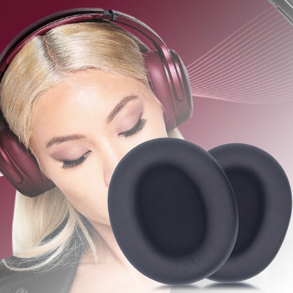 Headphone Ear Cushion Protein Leather Replacement Ear Pads Noise Isolation Soft Earpads for Skullcan