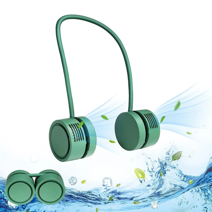 Portable Neck Fan Personal Neck Fan Hanging Neck Sports Fan USB