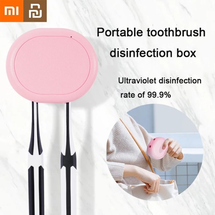 Toothbrush Sterilizer Box Portable Rechargeable UV Fast Sterilization