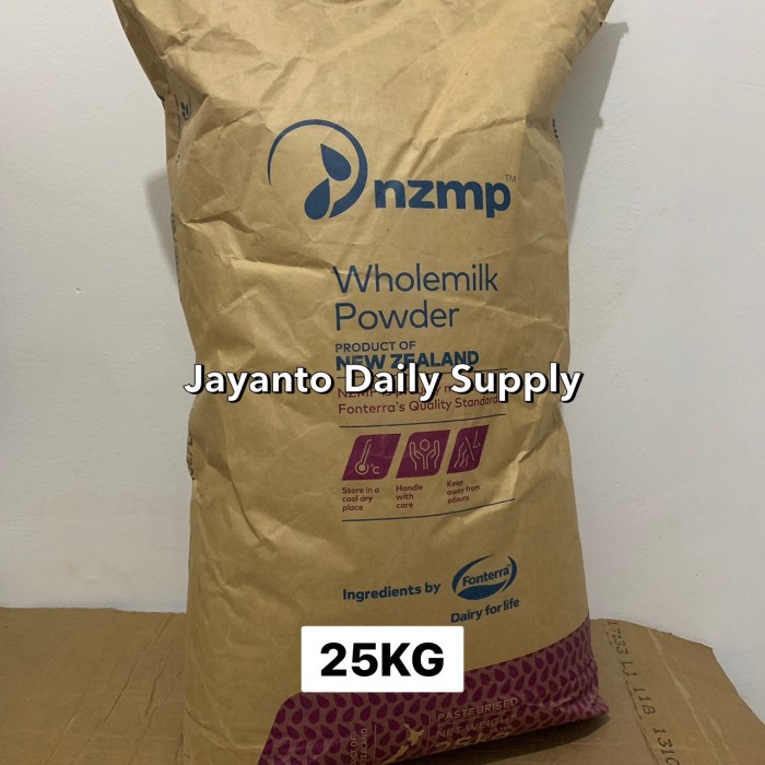 

NZMP WHOLEMILK POWDER 25KG / SUSU BUBUK FULL CREAM ANCHOR