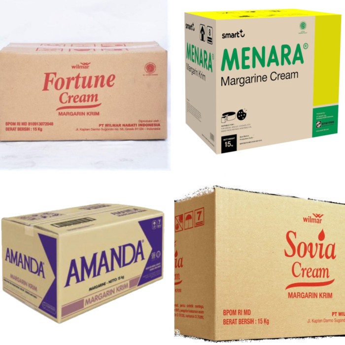 

Aneka Margarine Cream murah 15kg ( Menara / Fortune / Amanda ) 15 KG