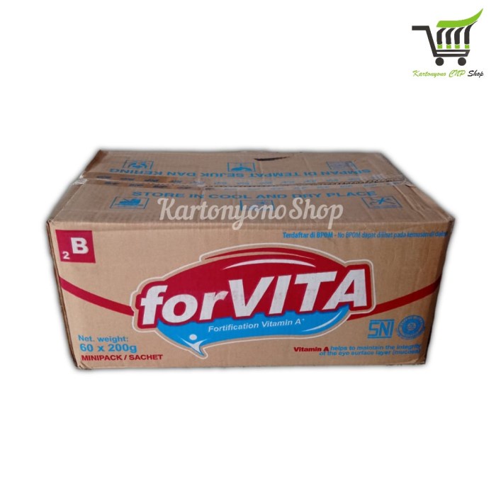 

Margarine Forvita Mentega Sachet Per Dus isi 60pcs