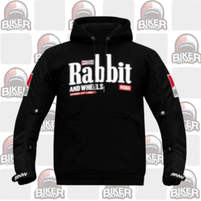 Hoodie Motor Rabbit And Wheels Bikers Jacket Hits Strike Trend Jamper