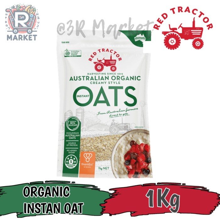 

Red Tractor Australian Organic Creamy Style Instant Oats